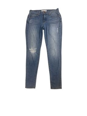 J Brand Tulum Skinny Jeans Womens 26 Distressed Medium Wash